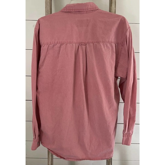 The Territory Ahead Men’s Pink Pearl Snap Long Sleeve Shirt Size M - Picture 3 of 10